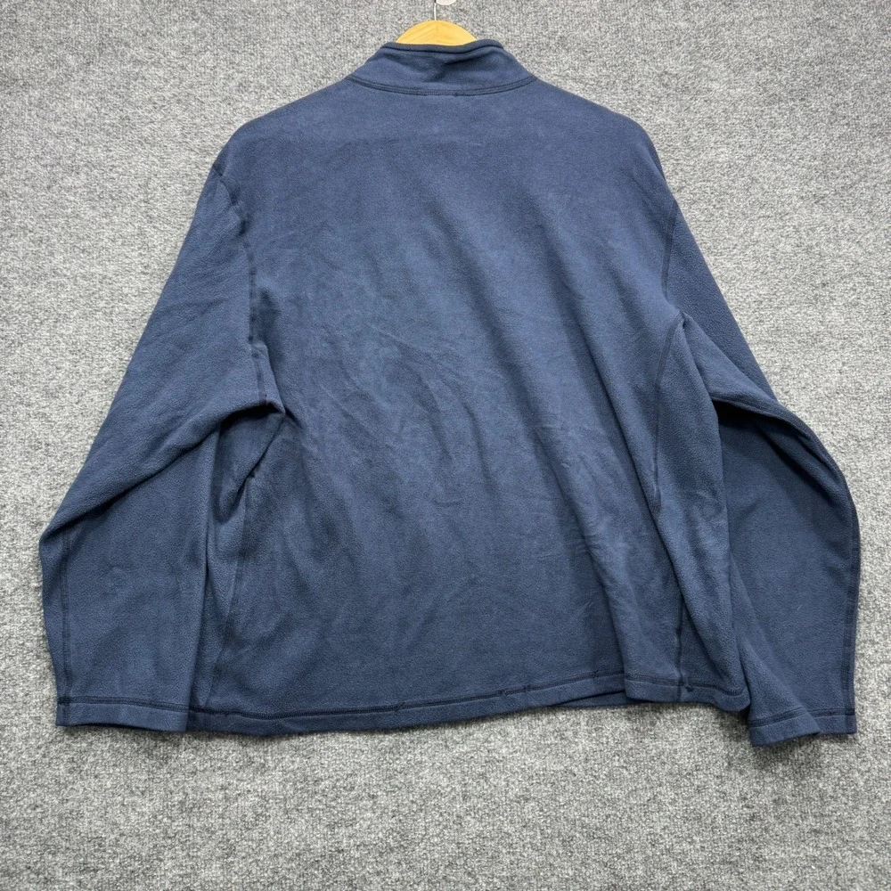 The North Face TKA 100 Quarter Zip Pullover Mens XL Navy Blue Long Sleeve Fleece